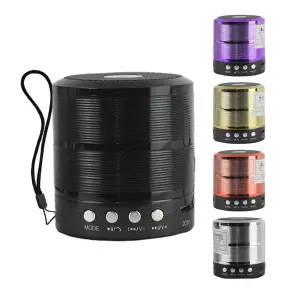 Mini Caixa de Som USB 6x7cm Cores Sortidas